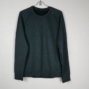 Lululemon Engineered Warmth Long Sleeve Crew Rainforest Green